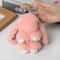 Fluffy Bunny Charm Keychain Cute Rabbit Bag Car Accessory 8