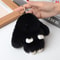Fluffy Bunny Charm Keychain Cute Rabbit Bag Car Accessory 6