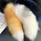 LuxeFluff Faux Fur Fox Tail Keychain Charm For Bags Keys 2