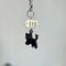Midnight Paws Kawaii Black Cat Keychain Charm for Bags Phones & Accessories
