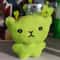 Galaxy Purr Alien Cat Plush Keychain Cute Backpack & Bag Charm Gift