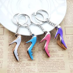chicheel fashion keychain cute high heel bag & car charm