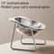 ErgoFeast Tilted Cat Bowl With Stainless Steel Stand 3