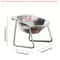 ErgoFeast Tilted Cat Bowl With Stainless Steel Stand 5