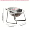 ErgoFeast Tilted Cat Bowl With Stainless Steel Stand 5