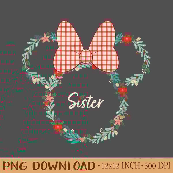 DO130324731-Disney Minnie Mouse Christmas Family Vacation Trip Sister Design PNG. Instant Download.jpg