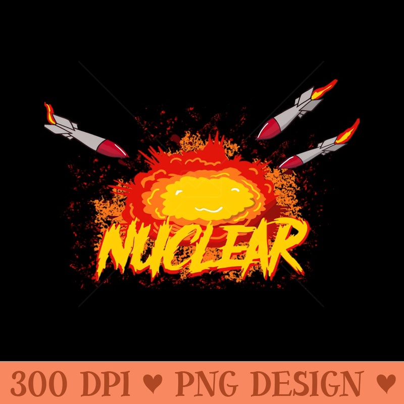 nuclear explosion - Sublimation backgrounds PNG - Bold & Eye-catching