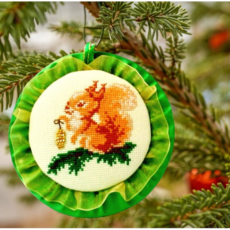 Squirrel Christmas Holiday Ornament Christmas Toys Gift Christmas Decor Winter Holiday Decoration H 1