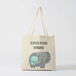 W82y Tote Bag Child, Bridesmaid Bags, Child Bag, Custom Bag Child, Name Bag, Shopping Baga undefined By Atelier Des Amis
