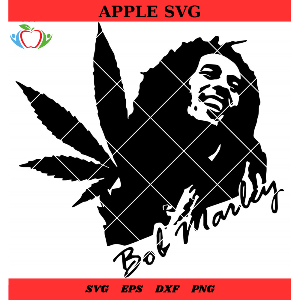 Bob Marley Svg, Weed Svg, Bob Marley Melt Svg - SVG Lucky.png