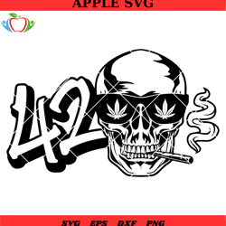 cannabis 420 skull svg, 420 svg, skull cannabis svg, 420 marijuana