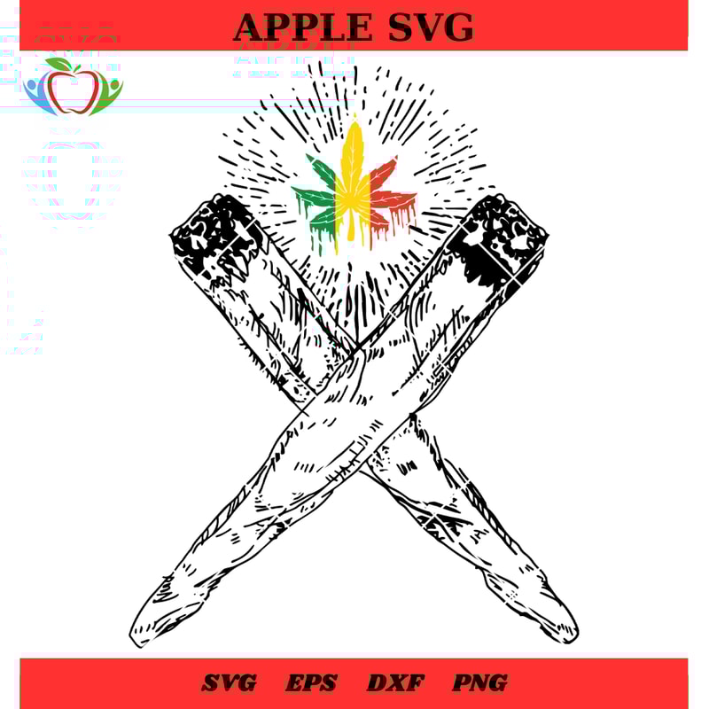 Cannabis Cigarettes Svg, Smoking Cannabis Svg - SVG Lucky.jpg
