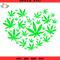 Cannabis Heart Shirt Svg, Cannabis Love Svg, Weed Hemp Pot Ganja Hash Svg - SVG Lucky.jpg