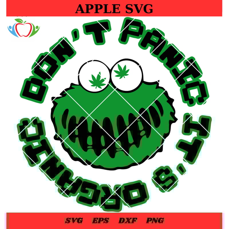Dont Panic Its Organic Svg, Funny Weed Svg - SVG Lucky.jpg