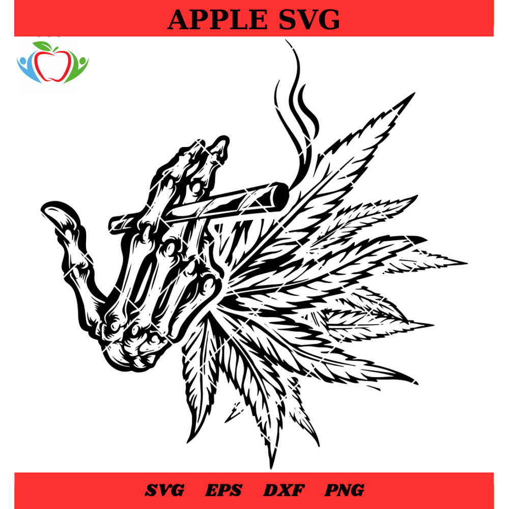 Dry Bones Hands Smoking Svg, Cannabis Smoking Svg, 420 Svg - SVG Lucky.jpg