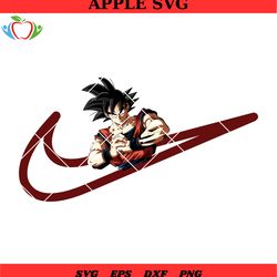 goku x nike new svg, dragon ball svg, goku anime svg, anime character svg