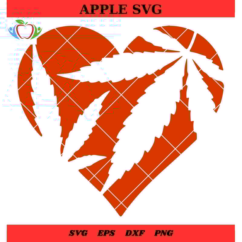 Heart Cannabis Svg, Heart Marijuana Svg, Marijuana Svg - SVG Lucky.jpg