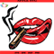 Lips Smoking Joint New Svg, Red Lips Dripping Smoking Weed, Dope Girl Svg - SVG Lucky.jpg