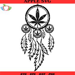 marijuana dream svg, dream catcher weed svg file, dope catcher svg