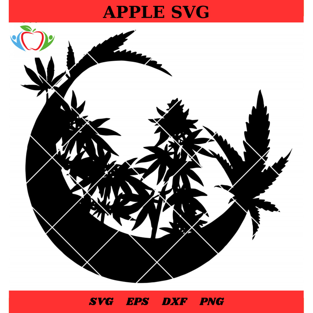 Moon Cannabis New Svg, Moon Tree Cannbis Svg - SVG Lucky.jpg