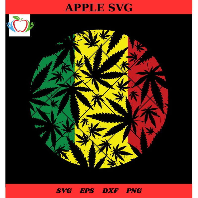 Paint Drops Circle Cannabis Svg, Cannabis svg, Smoke Joint Svg - SVG Lucky.jpg