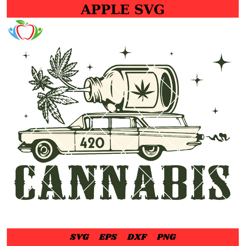 Pickup Truck Carrying Marijuana Svg, Truck Cannabis Svg, Marijuana Truck Svg - SVG Lucky.jpg