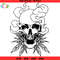 Skull Cannabis Svg, I love Cannabis Skull Svg, Skull Somoking Svg - SVG Lucky.jpg