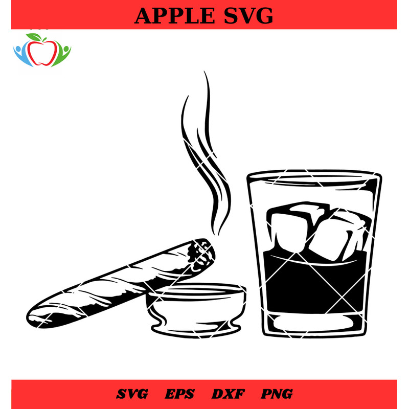 Tobacco Svg, Cigar Smoking Svg, Cigarette Svg, Whiskey Svg, Smoking Cigarette - SVG Lucky.jpg