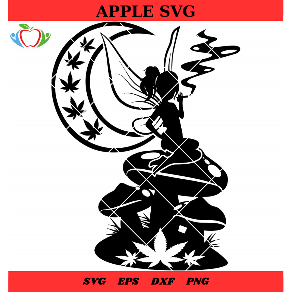 Weed Fairy Svg, Weed Fairy Png, Fairy Clipart, Fairy Cutfile - SVG Lucky.png