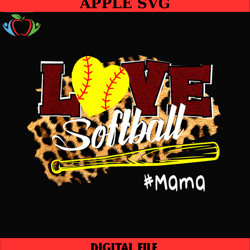 love softball mama leopard plaid baseball png,mothers day png,mom png design,mom sublimation