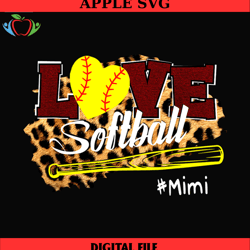 love softball mimi leopard plaid baseball png,mothers day png,mom png design,mom sublimation