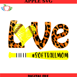 love softball mom leopard plaid yellow bat png,mothers day png,mom png design,mom sublimation