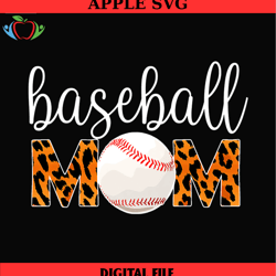 baseball mom leopard sport softball png,mothers day png,mom png design,mom sublimation