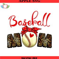 baseball mom leopard sport heart softball png,mothers day png,mom png design,mom sublimation