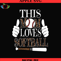 this mom love softball leopard sport baseball bat png,mothers day png,mom png design,mom sublimation