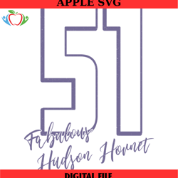 fabulous doc hudson hornet disney cars 51 svg, disney svg ,disney mickey svg , digital download