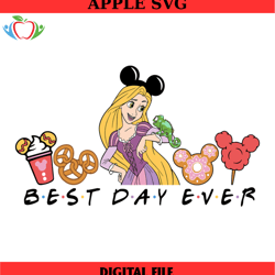 best day ever tangled rapunzel disney food svg, disney svg , disney mickey svg , digital download