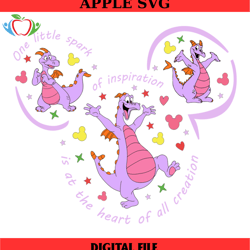 figment one little spark of inspiration svg, disney svg ,disney mickey svg , digital download
