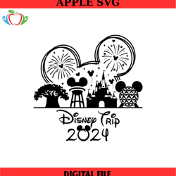 mickey mouse friends disney trip 2024 svg, disney svg ,disney mickey svg , digital download