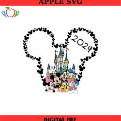 mickey minnie mouse friends 2024 disney trip svg, disney svg , disney mickey svg , digital download