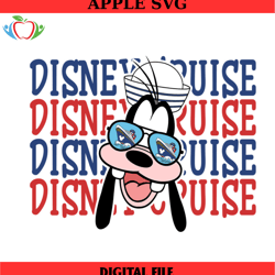goofy disney cruise design for cricut svg, disney svg ,disney mickey svg , digital download