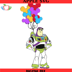 mickey balloon buzz lightyear toy story svg, disney svg ,disney mickey svg , digital download