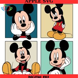 disney mickey mouse emotional sticker svg, disney svg ,disney mickey svg , digital download