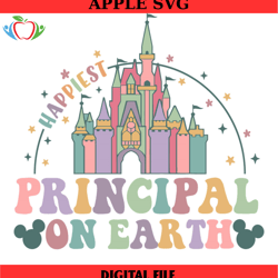 mickey kingdom happiest principle on earth svg, disney svg ,disney mickey svg , digital download
