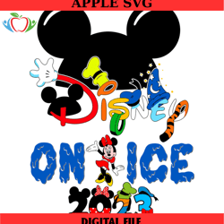 mickey mouse ears disney on ice svg, disney svg ,disney mickey svg , digital download