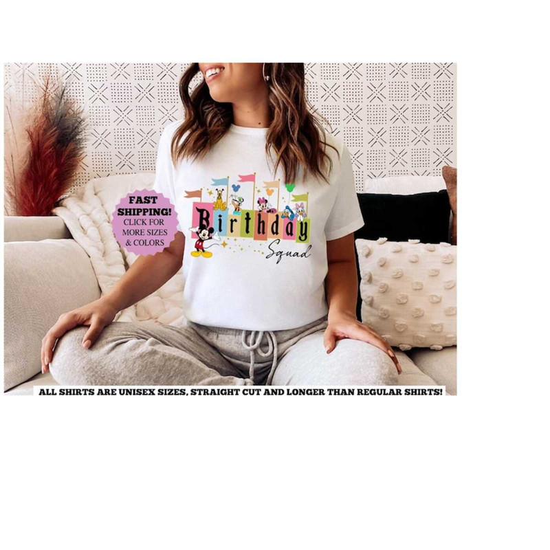 Disney Birthday Squad Shirt, Disney Birthday Girl Shirt, Disney Mickey And Friends Birthday Tee, Disney Birthday Family.jpg