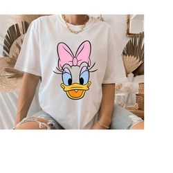 disney daisy duck big face tshirt, daisy duck big portrait shirt, disneyland vacation family trip vacation gift unisex