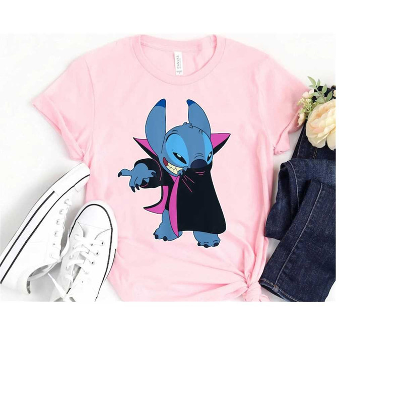 Disney Lilo and Stitch Halloween Stitch Vampire Costume Shirt, Disney Halloween Tee,Disneyland Family Vacation Gift, Hal.jpg