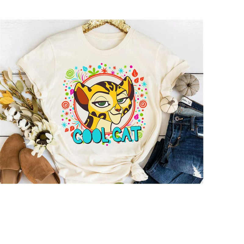 Disney Lion Guard Cool Cat T-Shirt, Animal Kingdom, Magic Kingdom Tee, Disneyland Holiday Vacation Trip Gift Unisex Adul.jpg