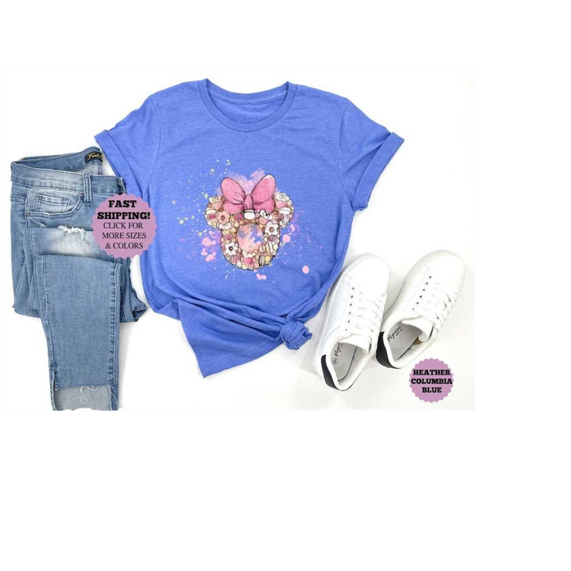 Disney Snacks, Minnie Donut Head, Disney Family Vacation Shirt, Disneyland Shirt, Disney Trip Shirt, Disney Matching Tee.jpg